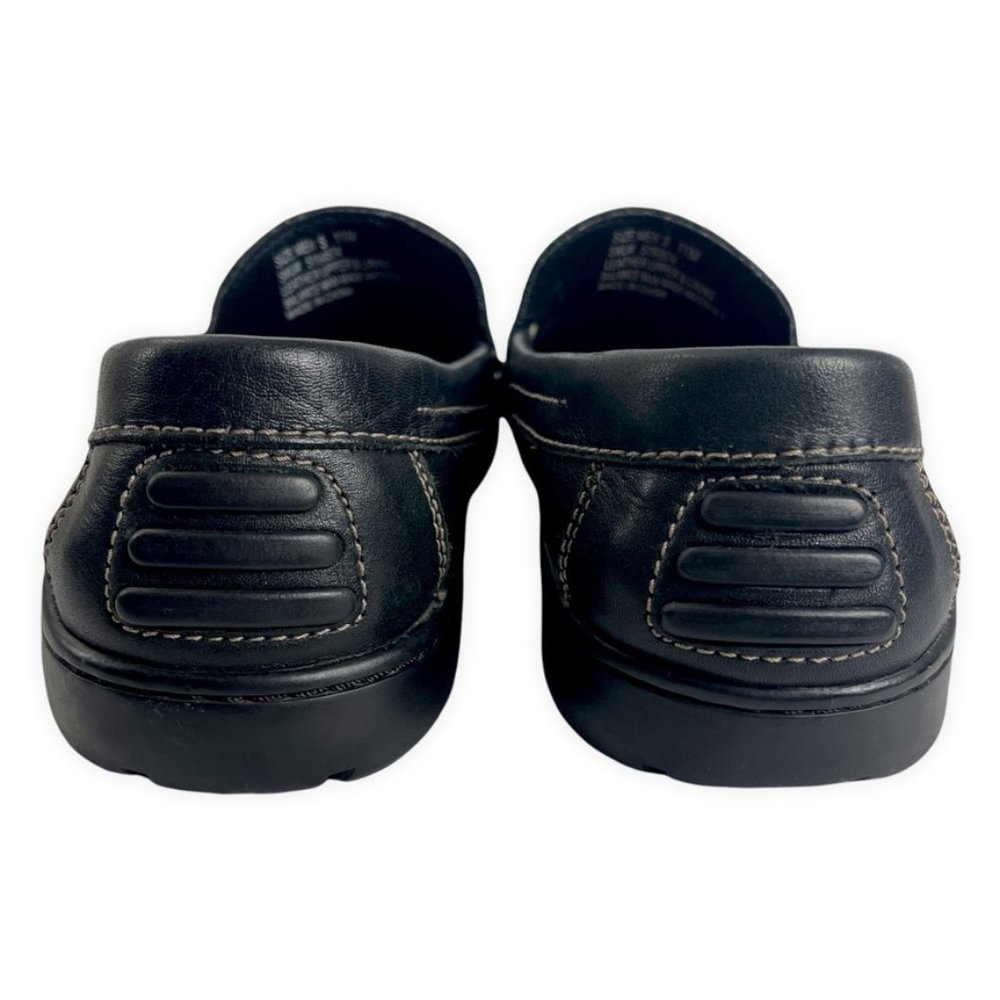 Giorgio Brutini Mens Sz‎ 11 Black Driving Moc Loafer Leather Vtg - Picture 4 of 11